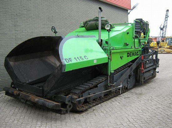 5 ưu điểm nổi bật từ máy rải Demag DF 115C